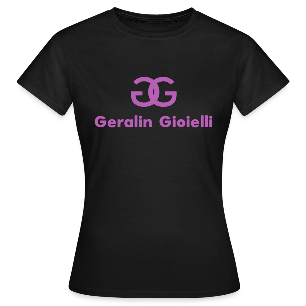 Geralin Gioielli Damen Top Streetwear Damentop Frauen T-Shirt - Schwarz