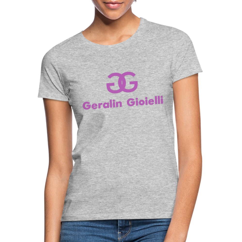 Geralin Gioielli Damen Top Streetwear Damentop Frauen T-Shirt - Grau meliert