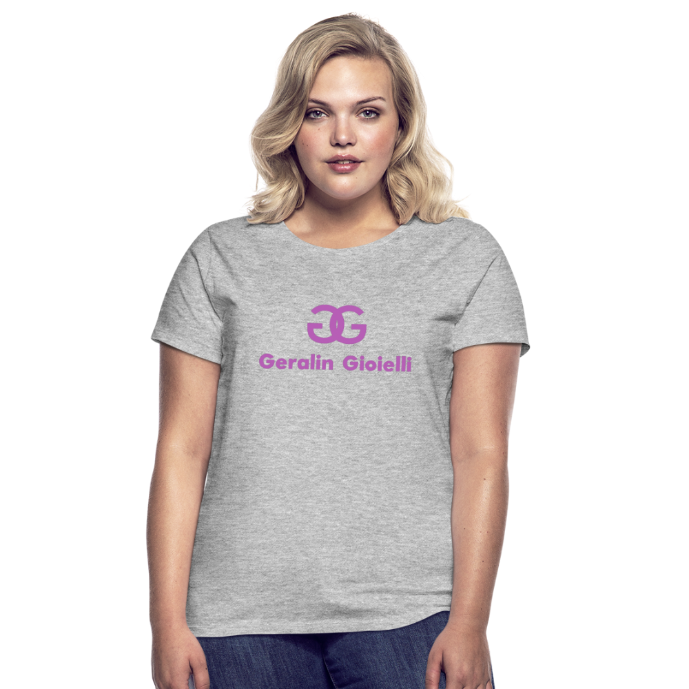 Geralin Gioielli Damen Top Streetwear Damentop Frauen T-Shirt - Grau meliert
