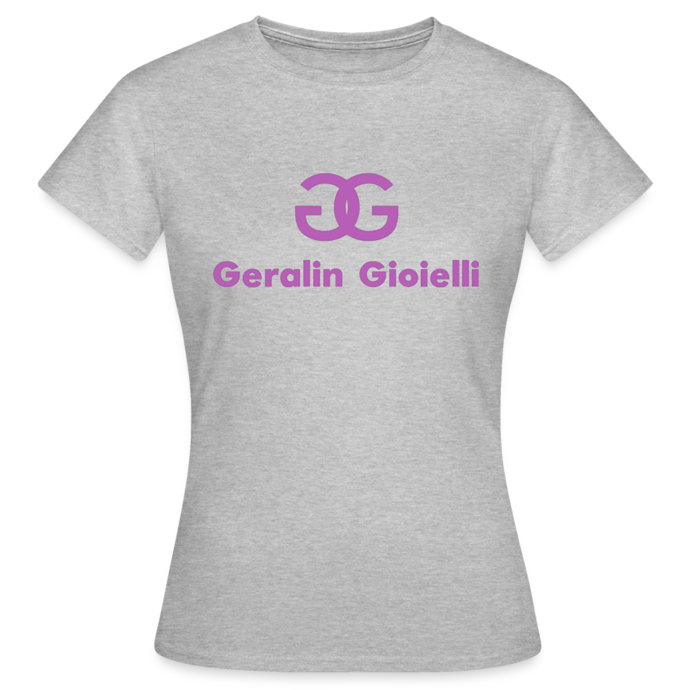Geralin Gioielli Damen Top Streetwear Damentop Frauen T-Shirt - Grau meliert