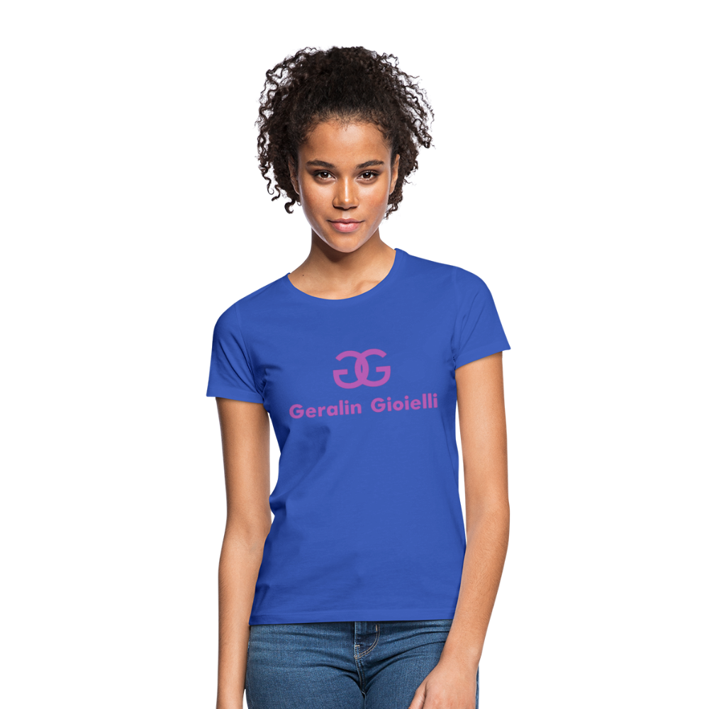 Geralin Gioielli Damen Top Streetwear Damentop Frauen T-Shirt - Royalblau
