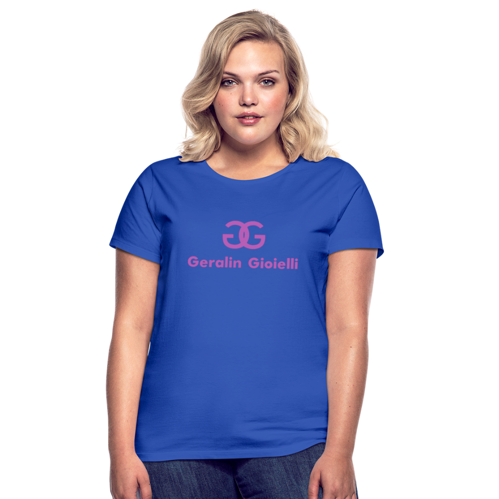 Geralin Gioielli Damen Top Streetwear Damentop Frauen T-Shirt - Royalblau