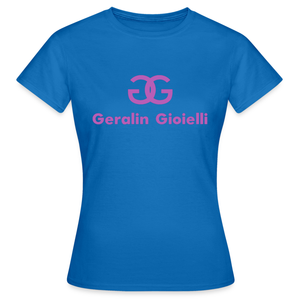 Geralin Gioielli Damen Top Streetwear Damentop Frauen T-Shirt - Royalblau