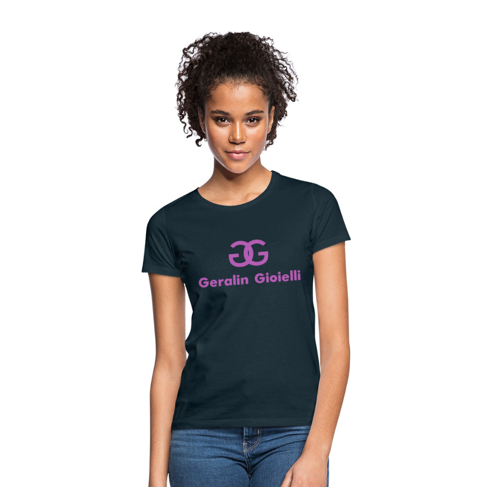 Geralin Gioielli Damen Top Streetwear Damentop Frauen T-Shirt - Navy