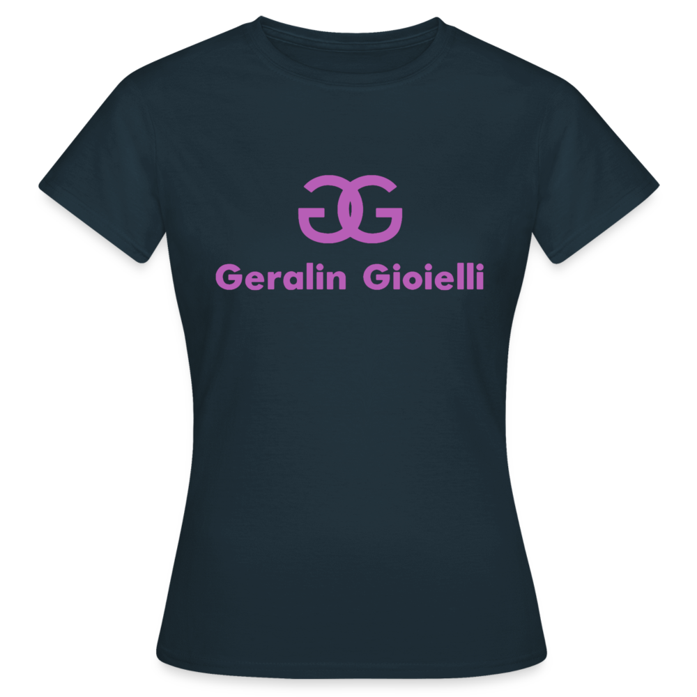 Geralin Gioielli Damen Top Streetwear Damentop Frauen T-Shirt - Navy