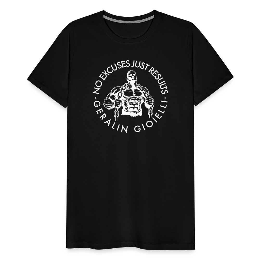 GYM Shirt Sport T-Shirt Men Herren Fitness Sportswear Unisex Streetwear - Schwarz