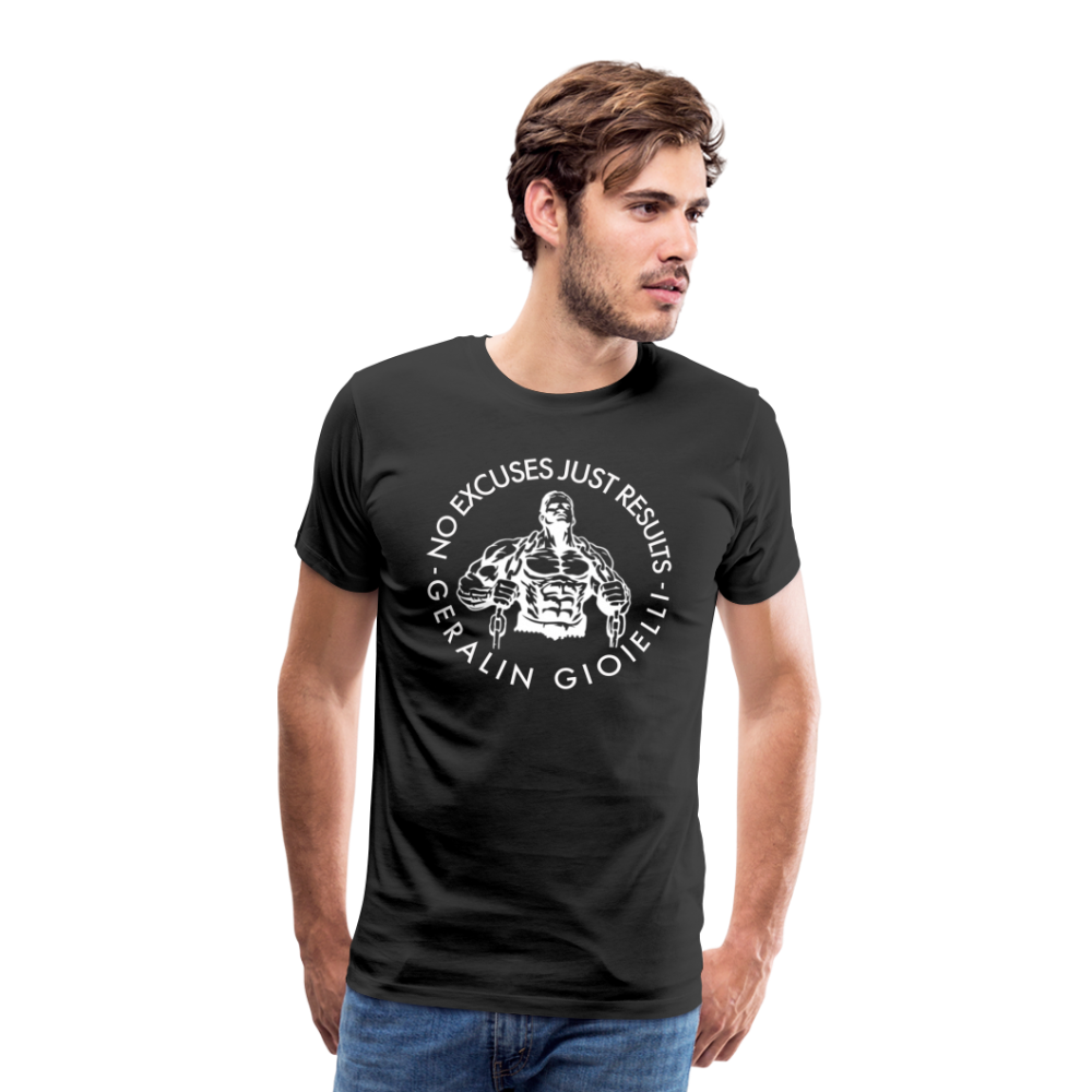 GYM Shirt Sport T-Shirt Men Herren Fitness Sportswear Unisex Streetwear - Schwarz