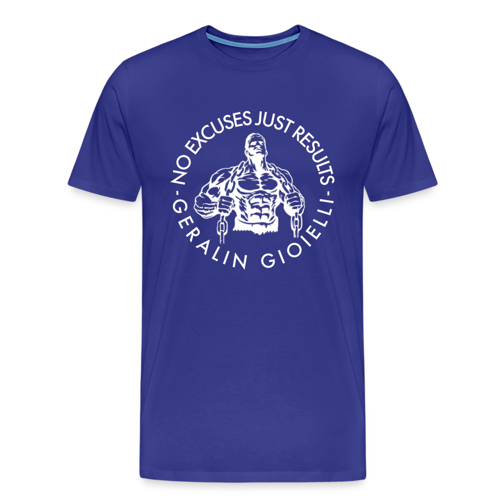 GYM Shirt Sport T-Shirt Men Herren Fitness Sportswear Unisex Streetwear - Königsblau