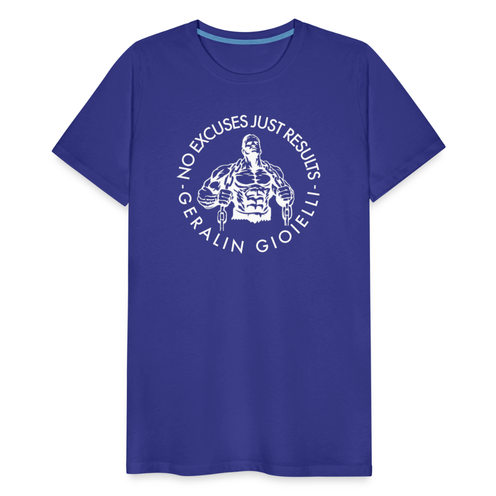 GYM Shirt Sport T-Shirt Men Herren Fitness Sportswear Unisex Streetwear - Königsblau