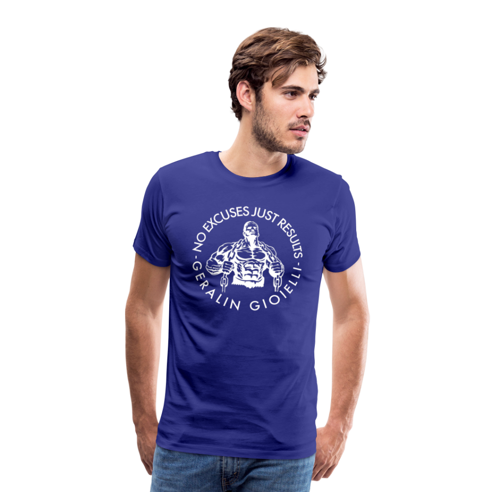 GYM Shirt Sport T-Shirt Men Herren Fitness Sportswear Unisex Streetwear - Königsblau