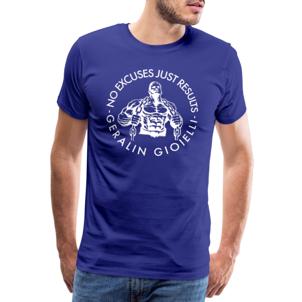 GYM Shirt Sport T-Shirt Men Herren Fitness Sportswear Unisex Streetwear - Königsblau