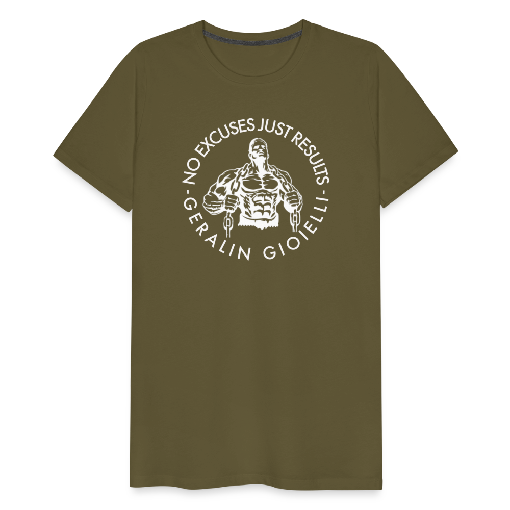 GYM Shirt Sport T-Shirt Men Herren Fitness Sportswear Unisex Streetwear - Khaki