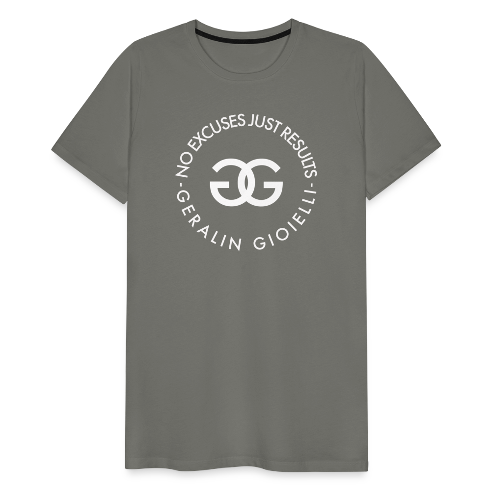 GYM Shirt Sport T-Shirt Men Herren Fitness Sportswear Unisex Streetwear - Asphalt