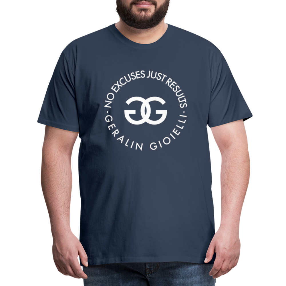 GYM Shirt Sport T-Shirt Men Herren Fitness Sportswear Unisex Streetwear - Navy