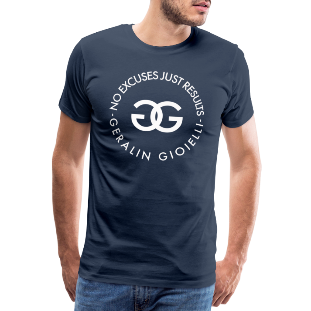 GYM Shirt Sport T-Shirt Men Herren Fitness Sportswear Unisex Streetwear - Navy