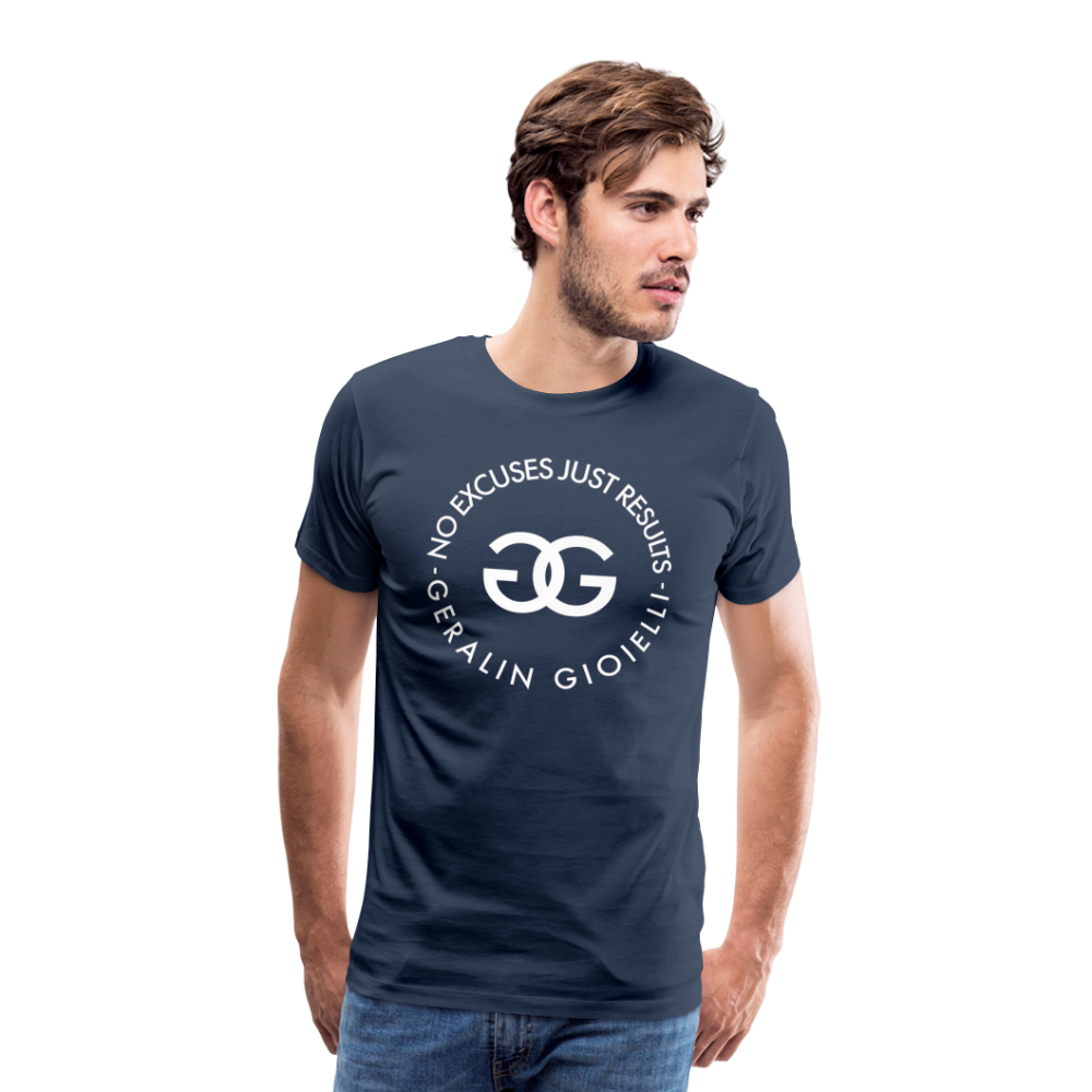 GYM Shirt Sport T-Shirt Men Herren Fitness Sportswear Unisex Streetwear - Navy