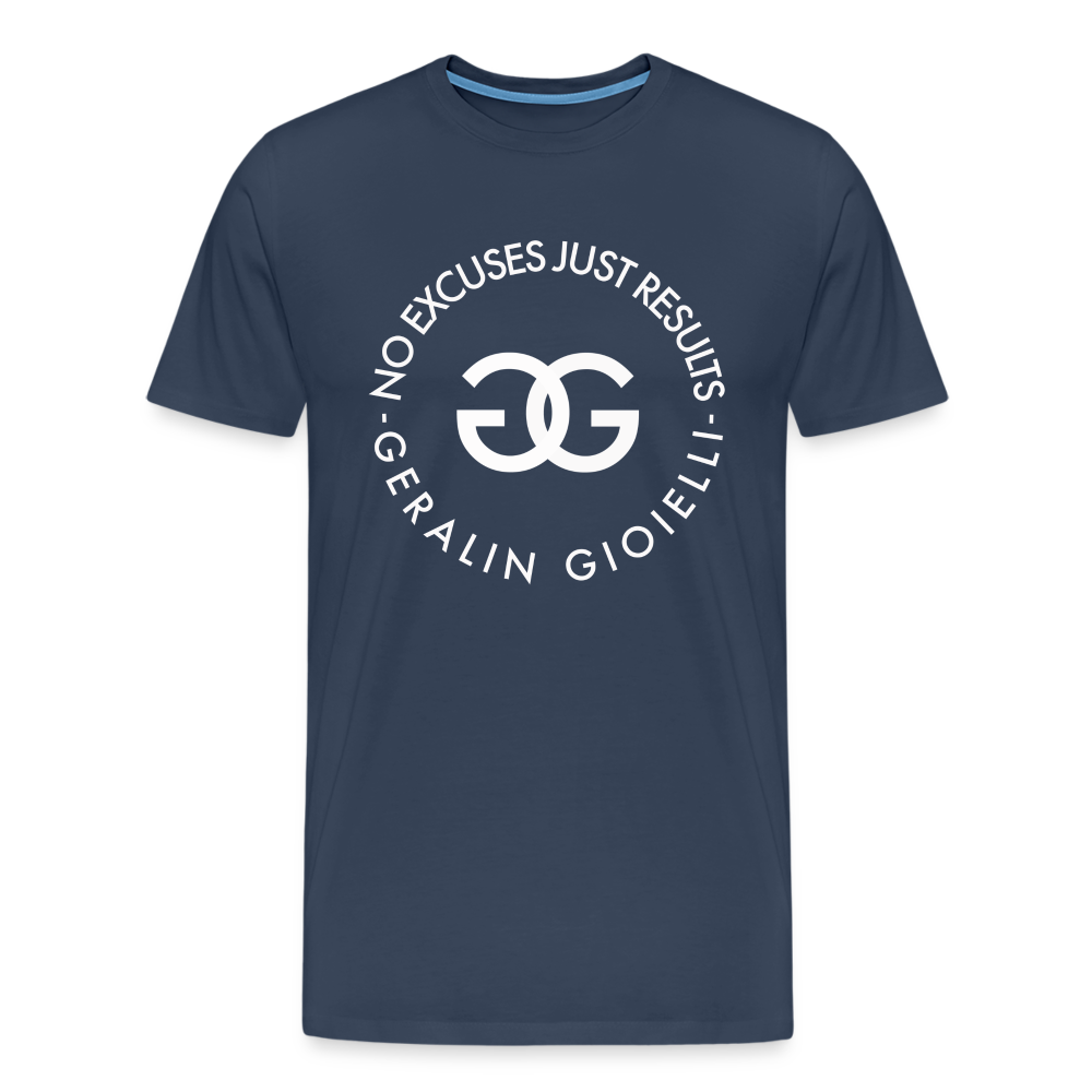 GYM Shirt Sport T-Shirt Men Herren Fitness Sportswear Unisex Streetwear - Navy