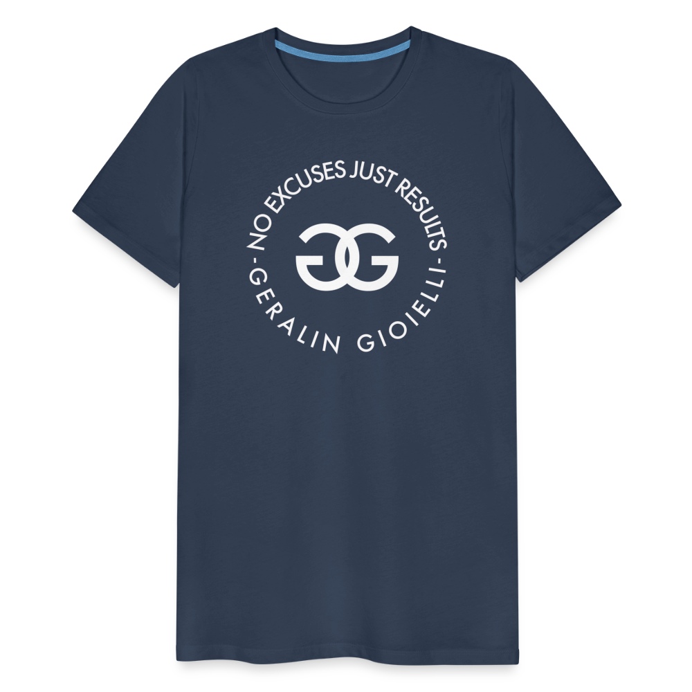 GYM Shirt Sport T-Shirt Men Herren Fitness Sportswear Unisex Streetwear - Navy