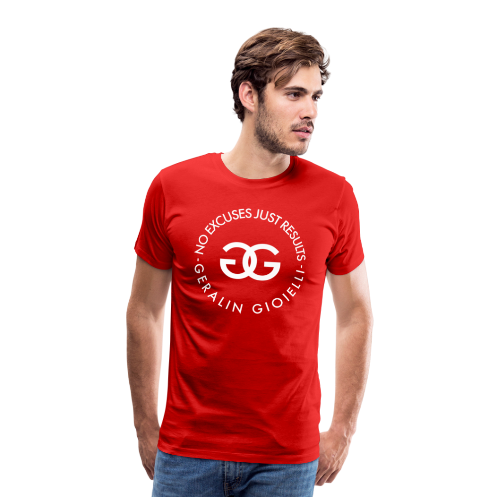 GYM Shirt Sport T-Shirt Men Herren Fitness Sportswear Unisex Streetwear - Rot