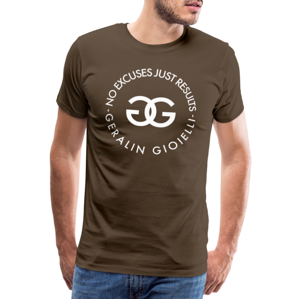 GYM Shirt Sport T-Shirt Men Herren Fitness Sportswear Unisex Streetwear - Edelbraun