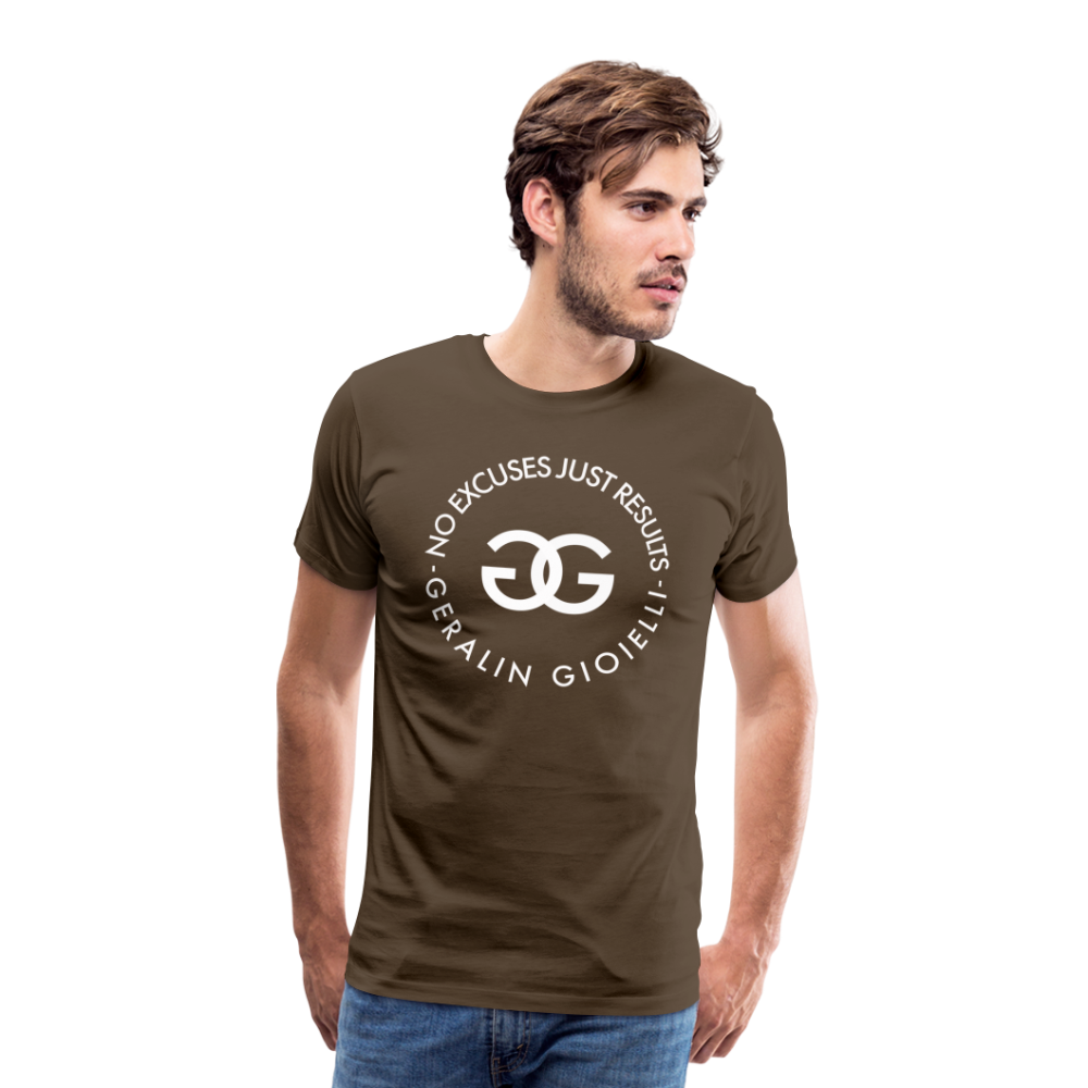 GYM Shirt Sport T-Shirt Men Herren Fitness Sportswear Unisex Streetwear - Edelbraun