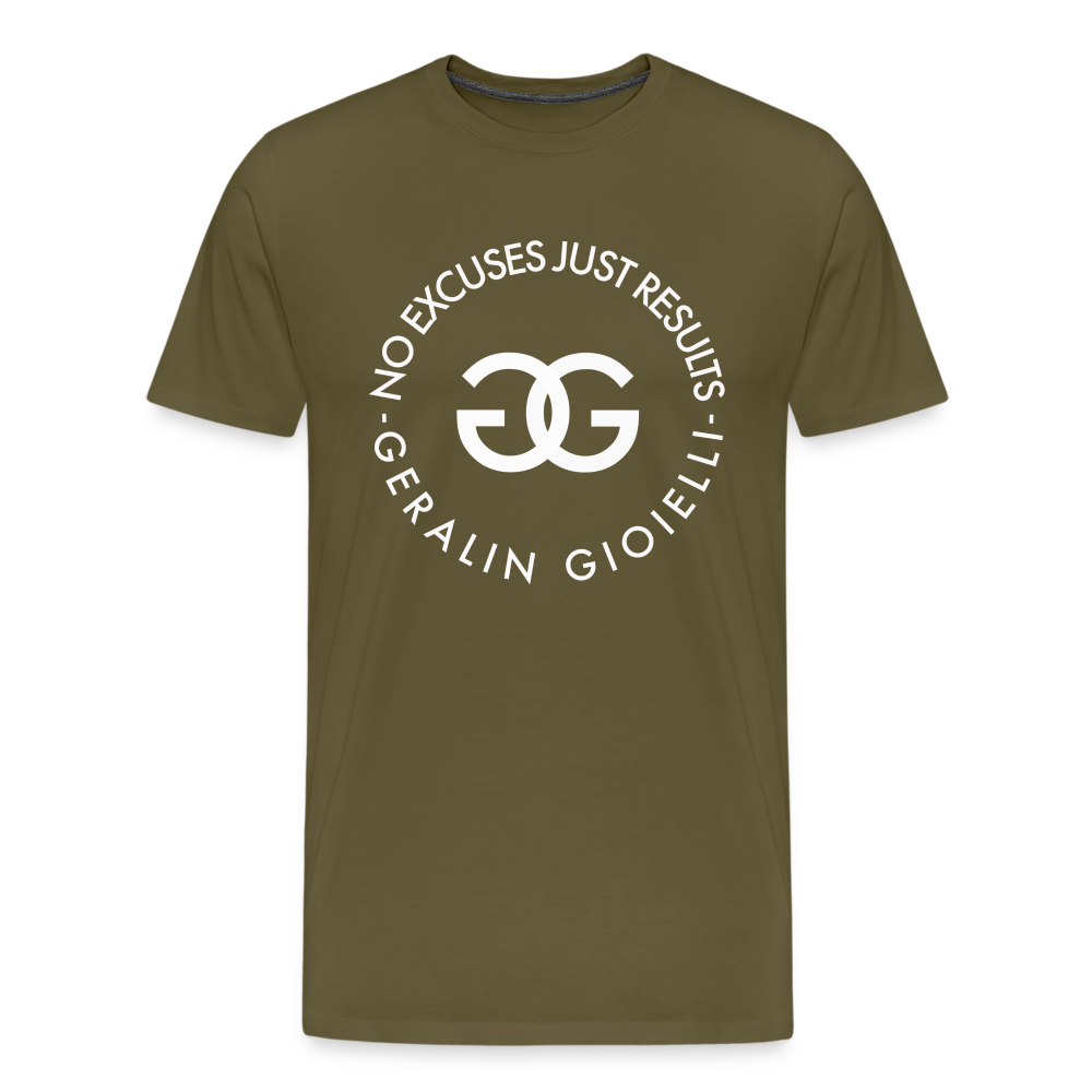 GYM Shirt Sport T-Shirt Men Herren Fitness Sportswear Unisex Streetwear - Khaki