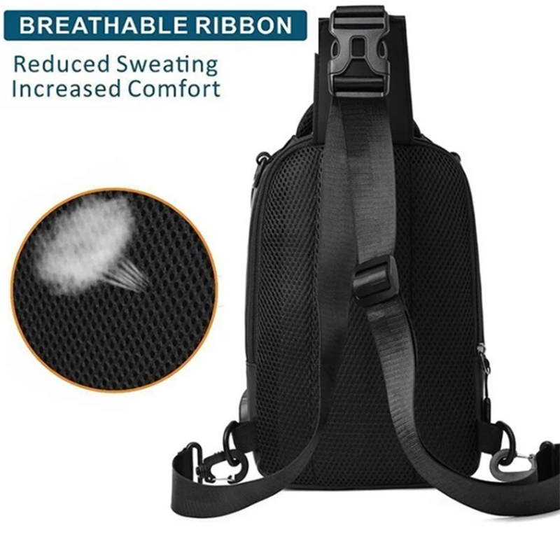 Brusttasche CROSSOVER BAUCHTASCHE HÜFTTASCHE UMHÄNGETASCHE BODYBAG Rucksack