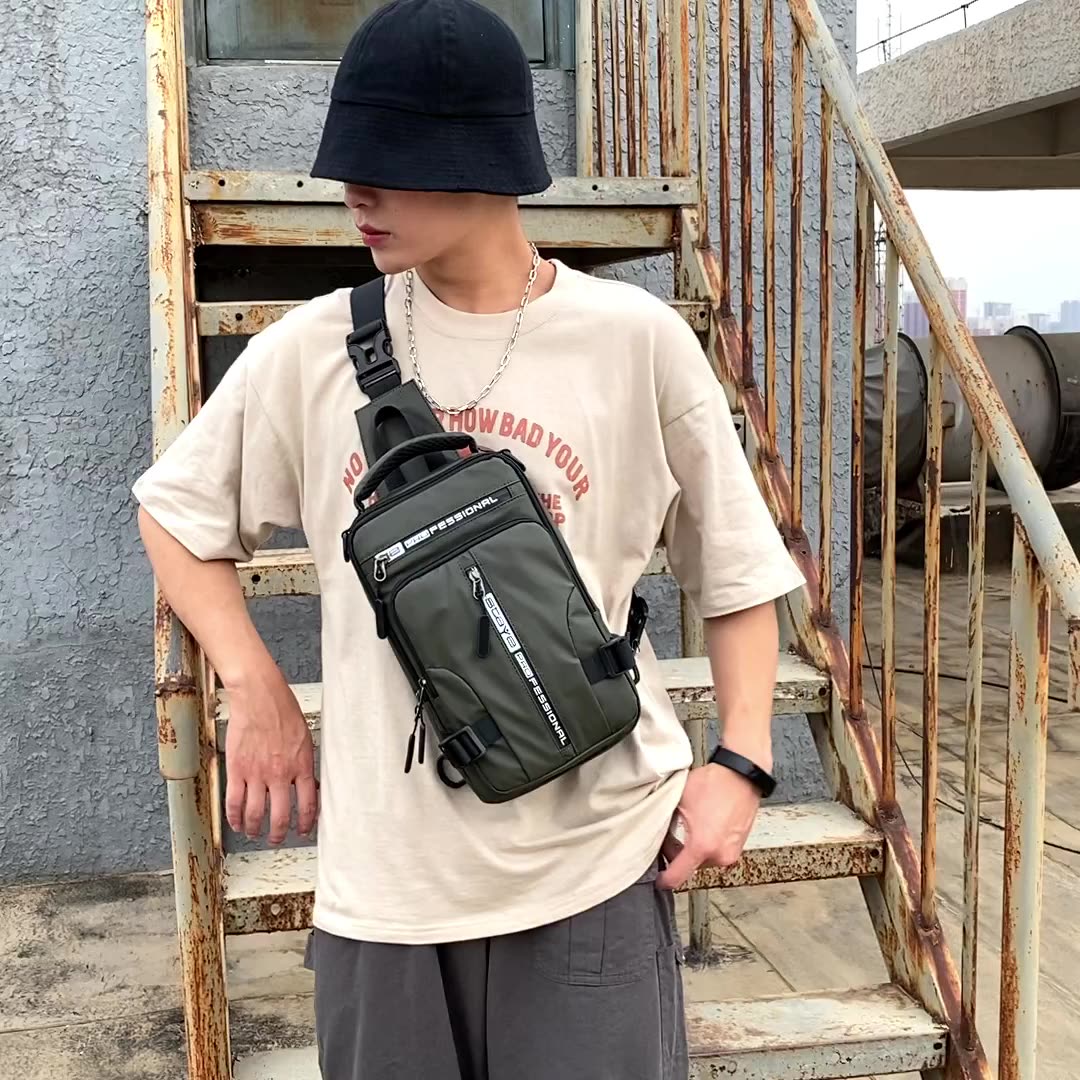 Brusttasche CROSSOVER BAUCHTASCHE HÜFTTASCHE UMHÄNGETASCHE BODYBAG Rucksack