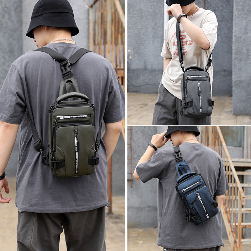 Brusttasche CROSSOVER BAUCHTASCHE HÜFTTASCHE UMHÄNGETASCHE BODYBAG Rucksack