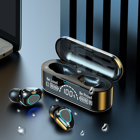 Bluetooth 5,2 Kopfhörer Mini Gaming Headset Stereo Ohrhörer EarBuds mit Mikro