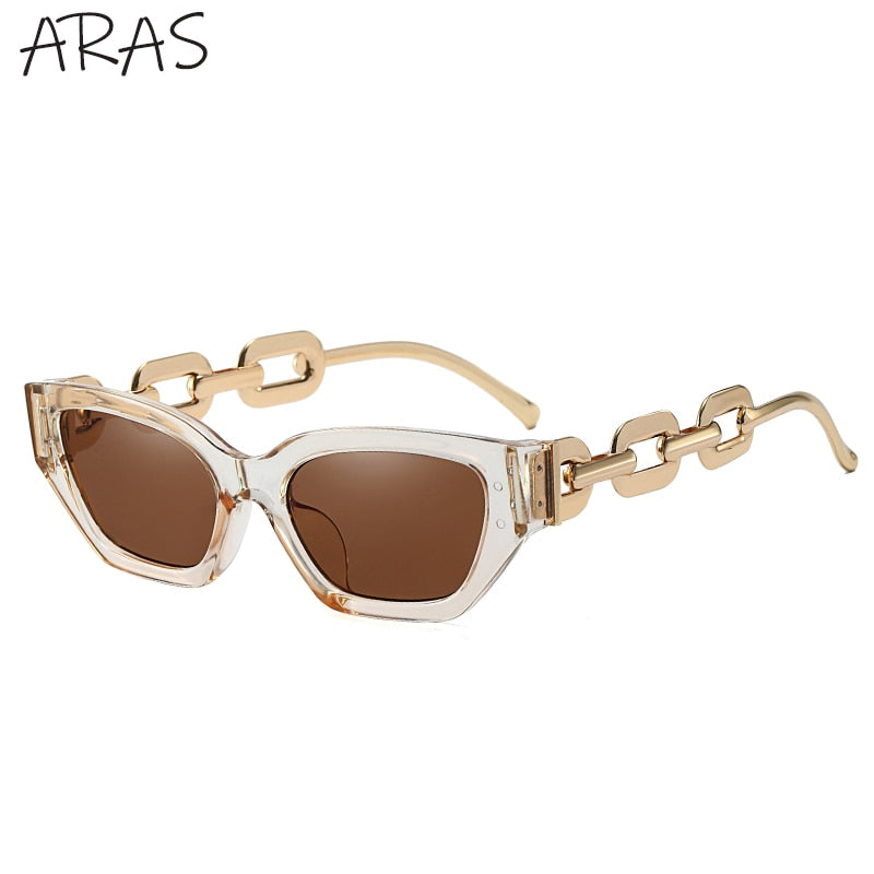 Damen Cat Eye Marke Sonnenbrille Verspiegelt Luxusmarke UV400