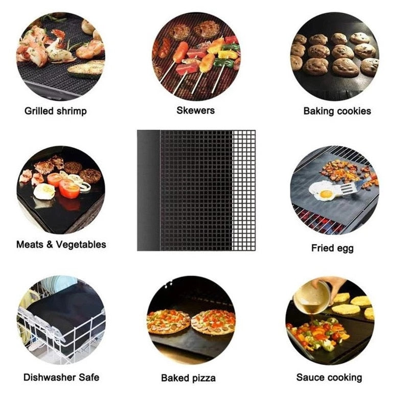 1/5/10 Stk Backmatte Backofenfolie Dauerbackfolie Dauer Backfolie Backmatten Backofen Matte 40X33cm