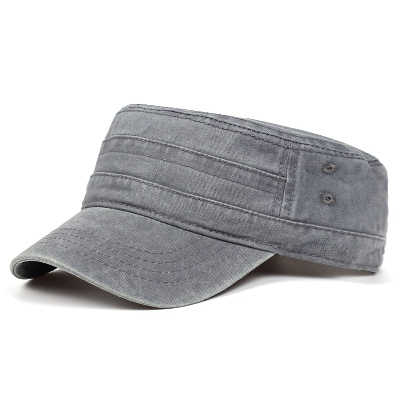Military Army Cap Unisex Baumwolle Basecap Kappe Mütze Wandern-Sport verstellbar