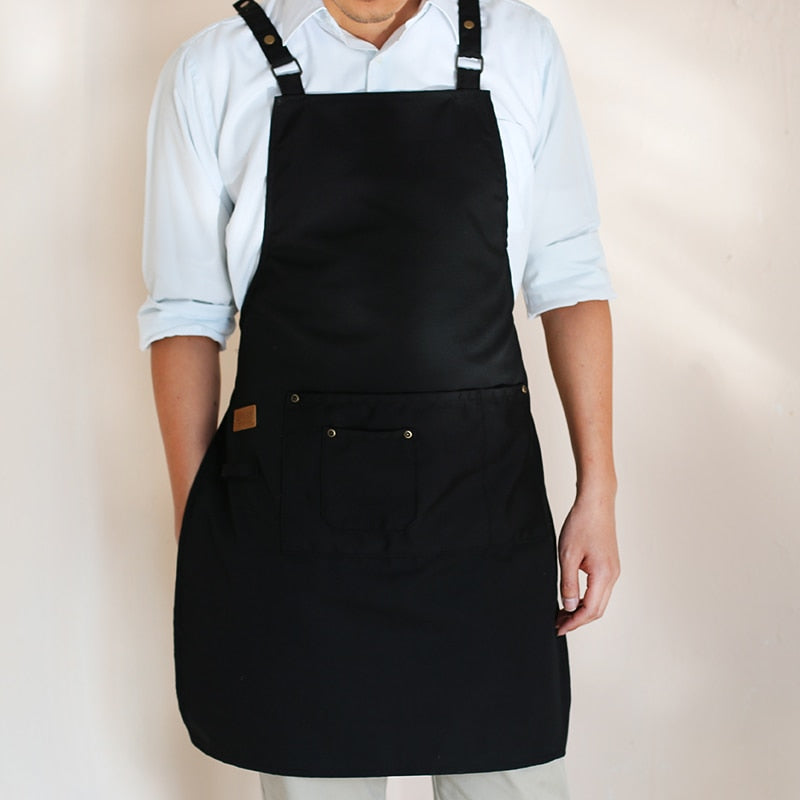 Chef Schürze Kochschürze Kellner Bistroschürze Küchenschürze Grillschürze Latzschürze