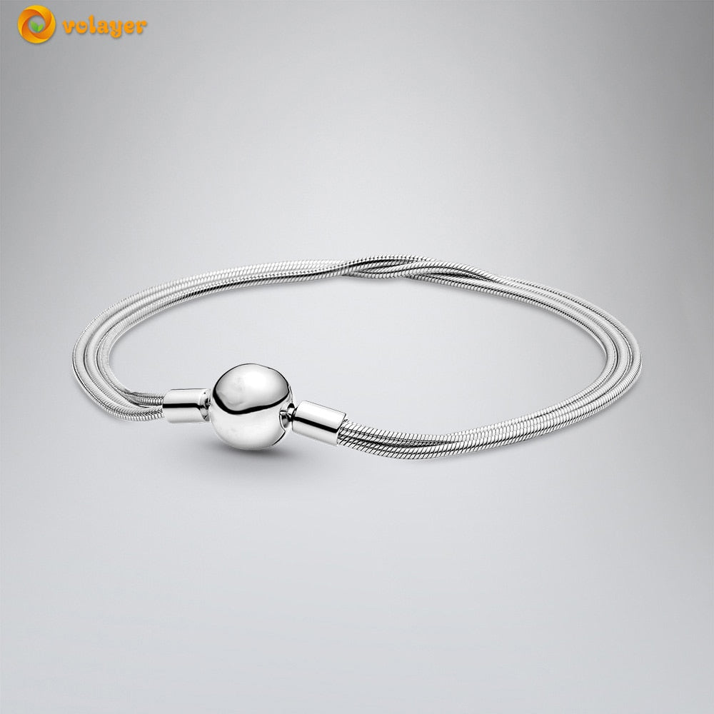Bettelarmband Sammelarmband aus 925er Silber Charms Armband Damen