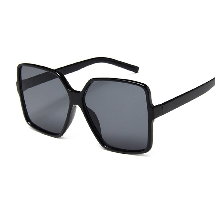 Designer Sonnenbrille Damen Herren Quadratische Übergröße Gläser Vintage UV400