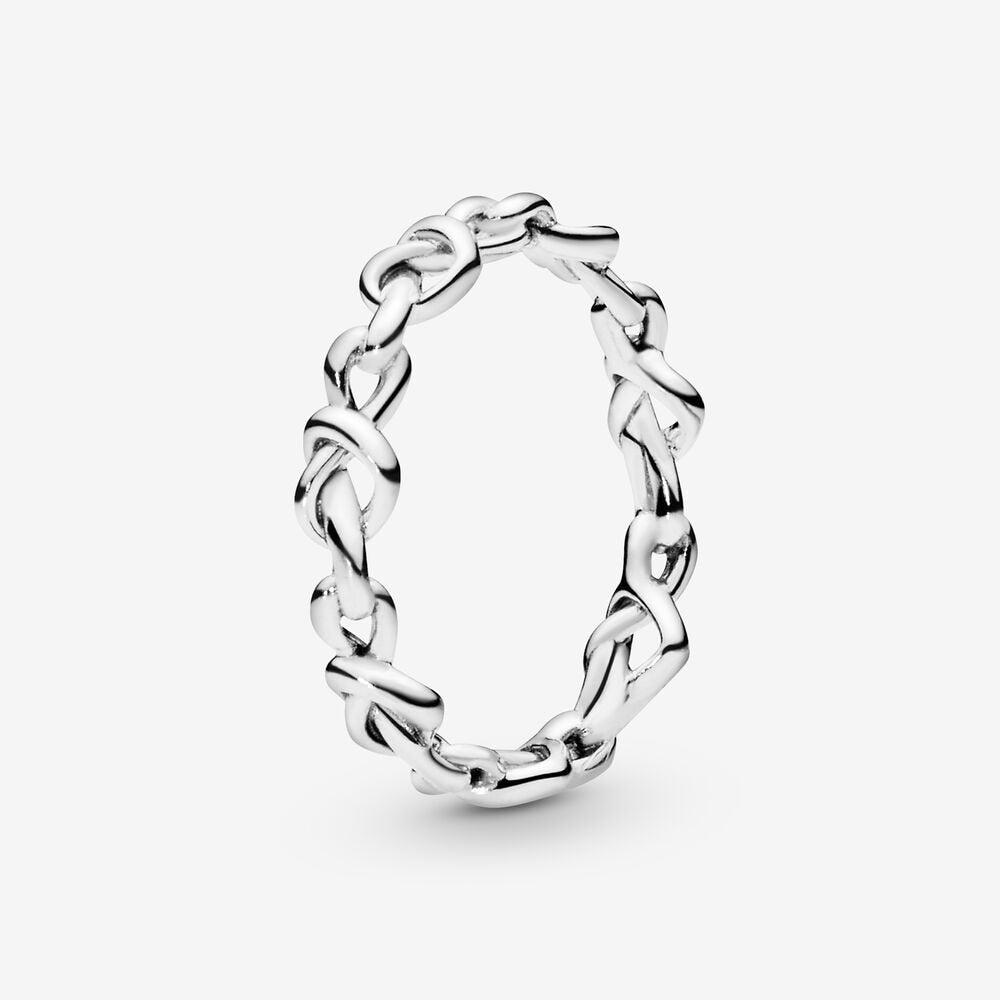 Massiv Sterling Silber 925 Ring filigran Fashion Damenring mit 3A Zirkonia