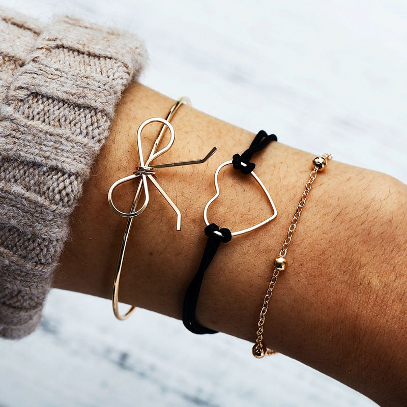 SET Armband Damen  Freundschaftsarmband Yoga Bettelarmbänder Makramee