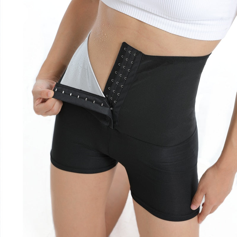 Frauen Sauna Hosen Körper Shaper Leggings Yoga Abnehmen Schweiß Einstellbare