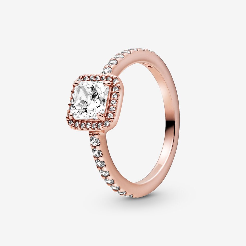 Massiv Sterling Silber 925 Ring filigran Fashion Damenring mit 3A Zirkonia
