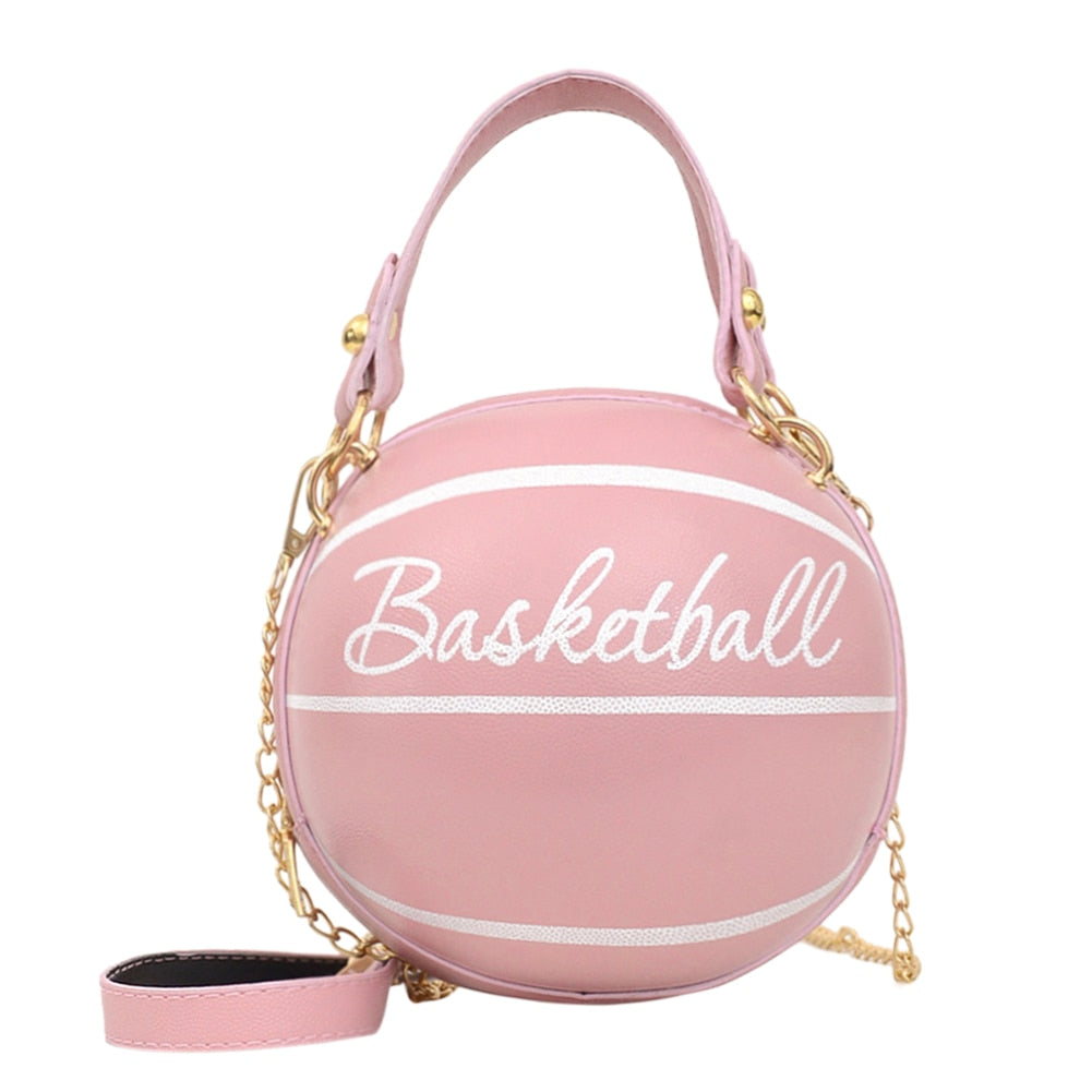 Damen Handtasche Schultertasche Fashion Umhängetasche Basketball