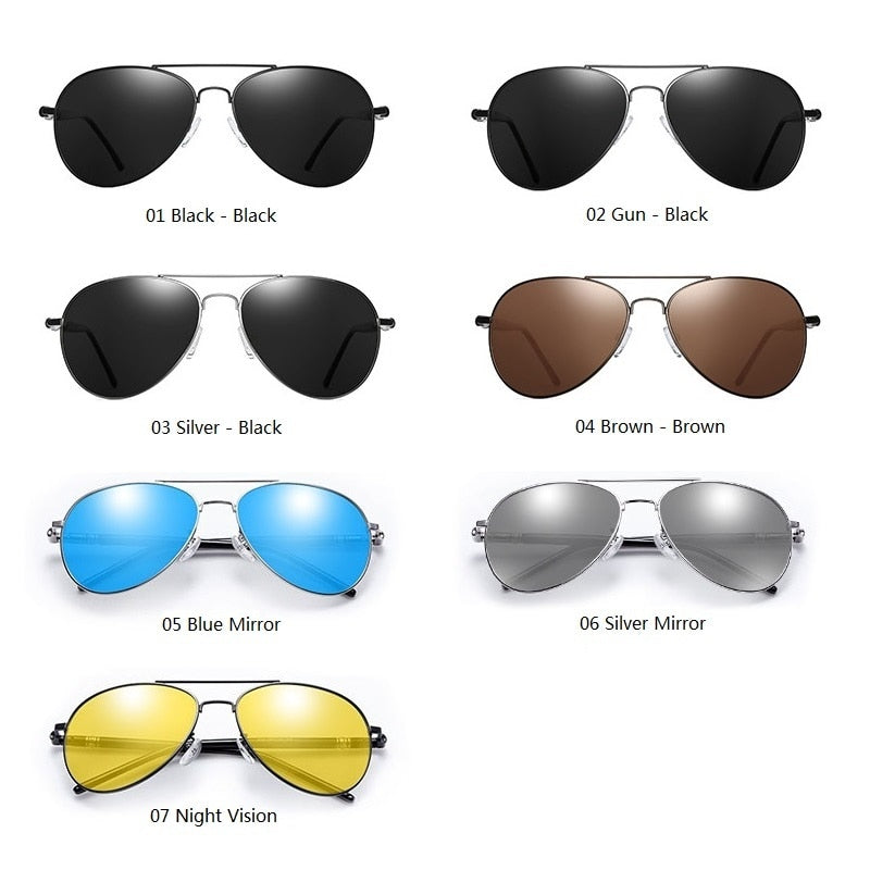 Pilotbrille Sonnenbrille Verspiegelt Fliegerbrille Brille Herren Damen UV400