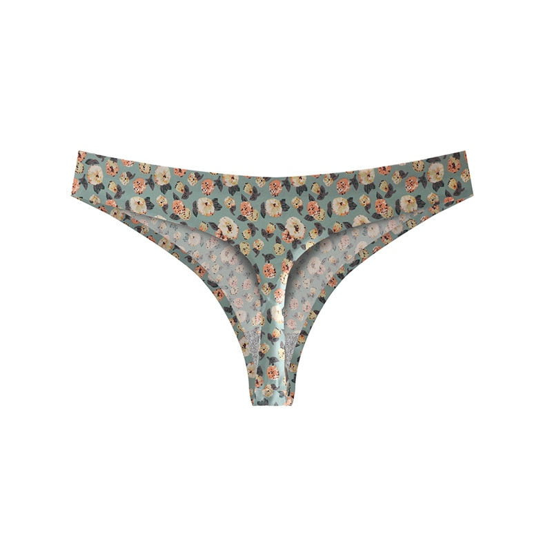 Frauen Baumwolle Nahtlose Unterwäsche Tanga G-String Höschen Schlüpfer Slip Dessous