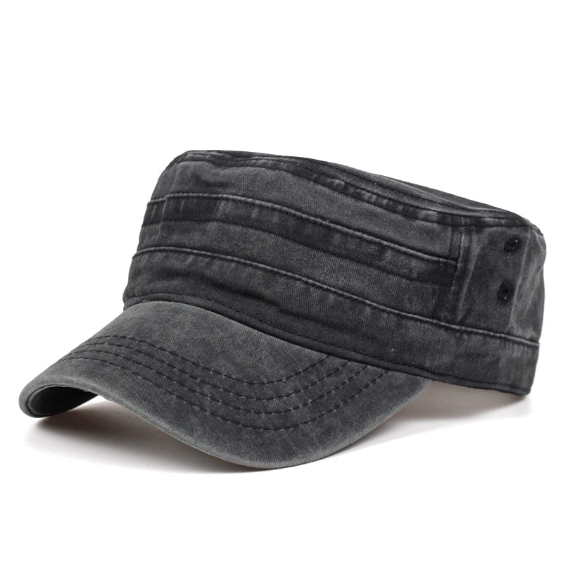 Military Army Cap Unisex Baumwolle Basecap Kappe Mütze Wandern-Sport verstellbar