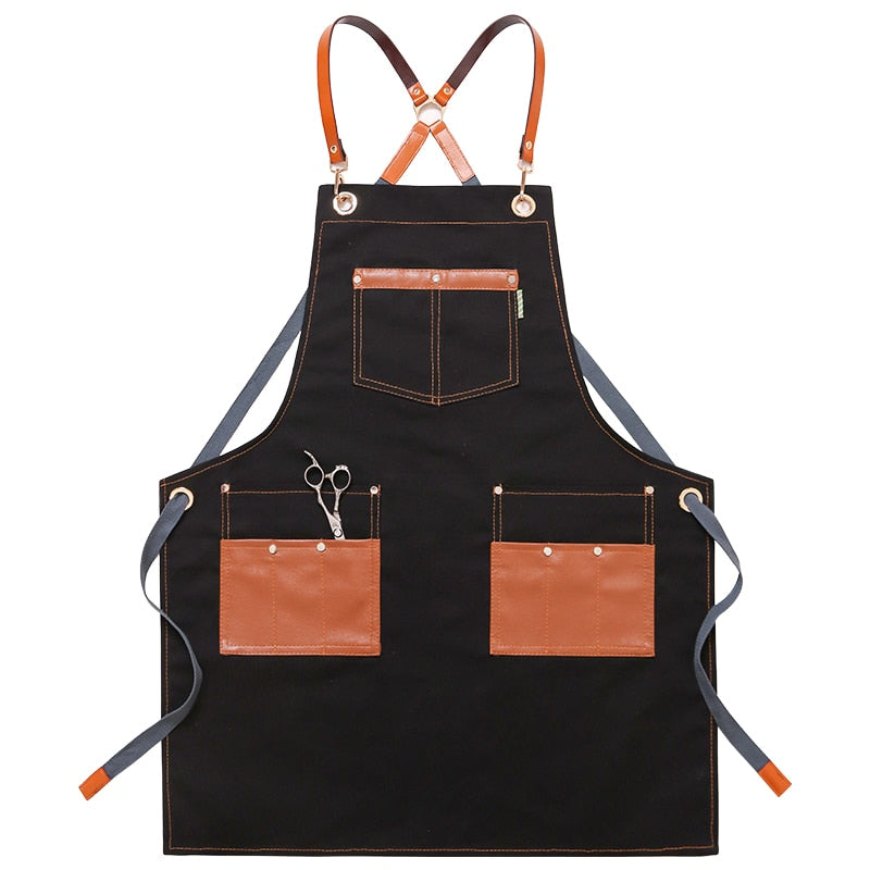 Chef Schürze Kochschürze Kellner Bistroschürze Küchenschürze Grillschürze Latzschürze