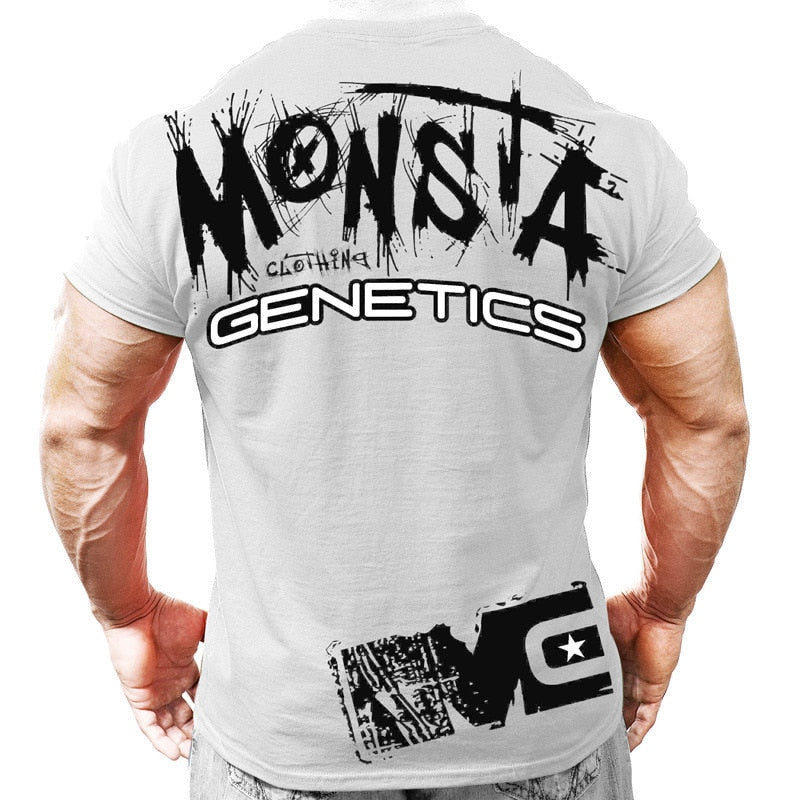 GYM Shirt Sport T-Shirt Men Herren Fitness Sportswear Unisex Streetwear