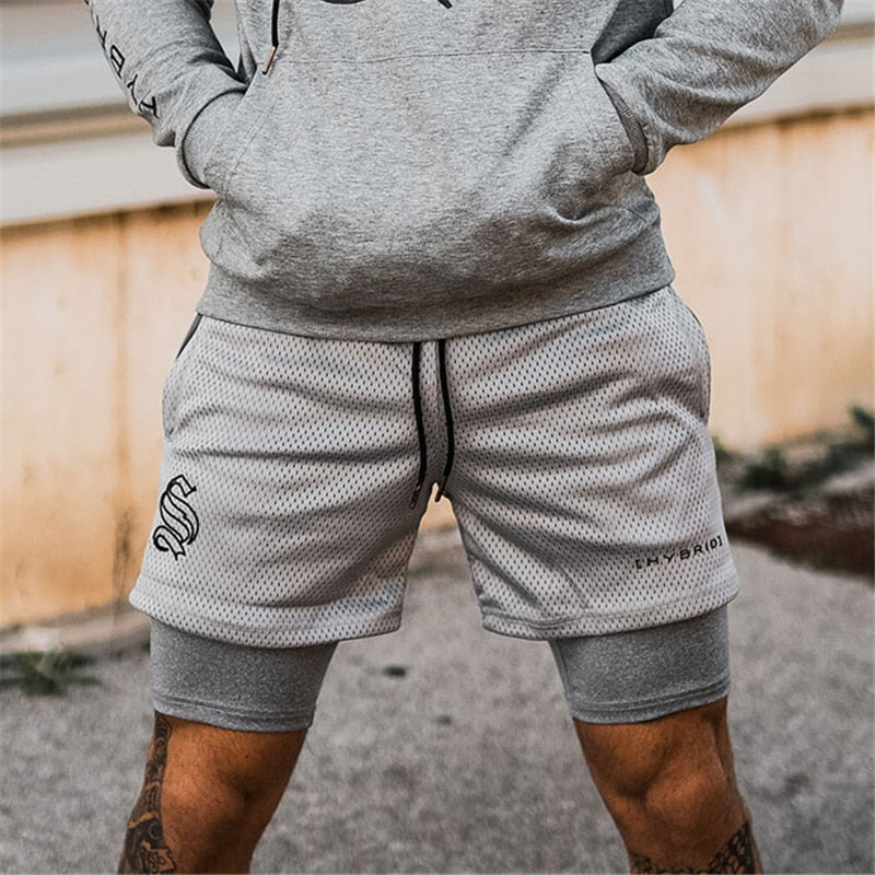 Shorts Bermudas Sporthose Kurze Kurzhose Jogging Unifarben Herren Fitness Gym