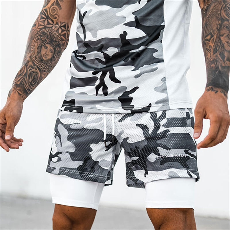 Shorts Bermudas Sporthose Kurze Kurzhose Jogging Unifarben Herren Fitness Gym