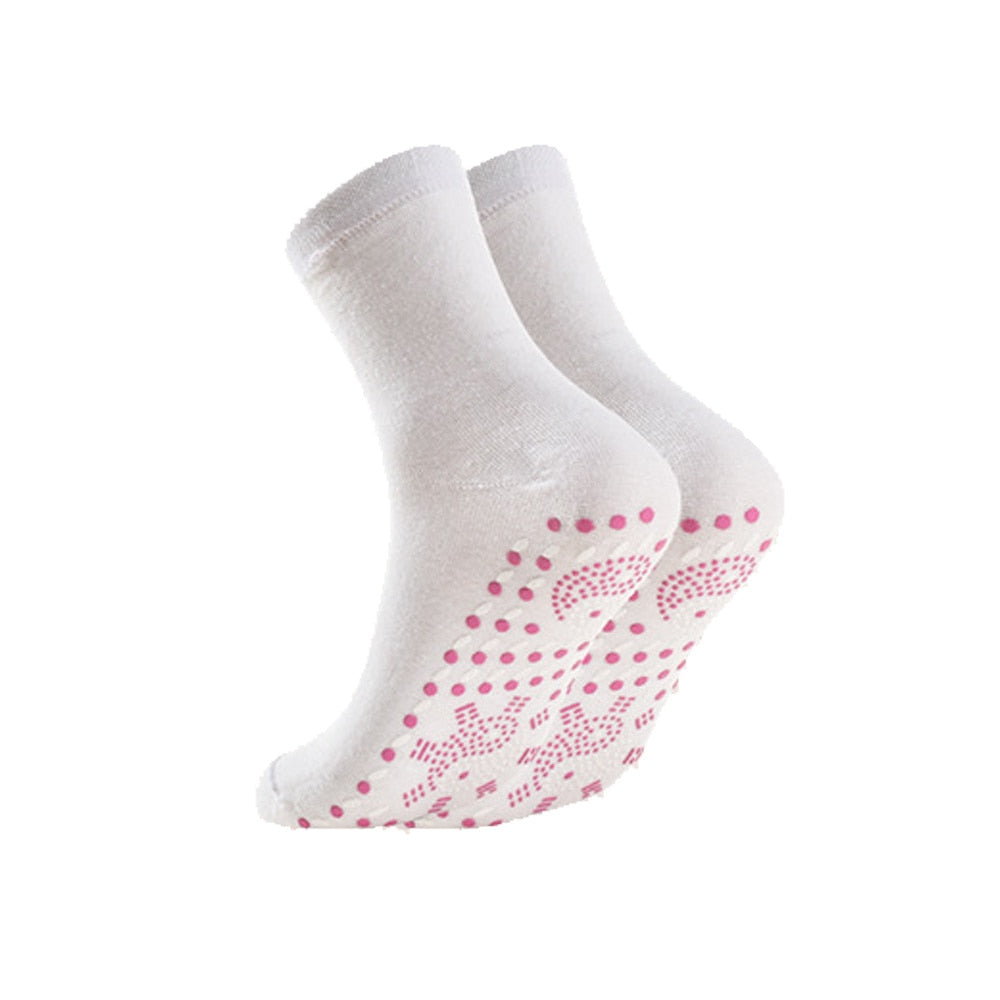 Selbsterwärmende Turmalin-Magnet Socken Therapie Magnetfeldtherapie Fußmassage