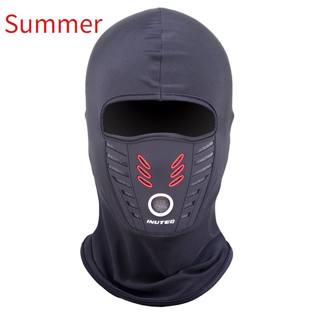 Warme Fleece Motorrad Gesichtsmaske Radsport Ski Mütze Sturmhaube Wasserdicht Winddicht